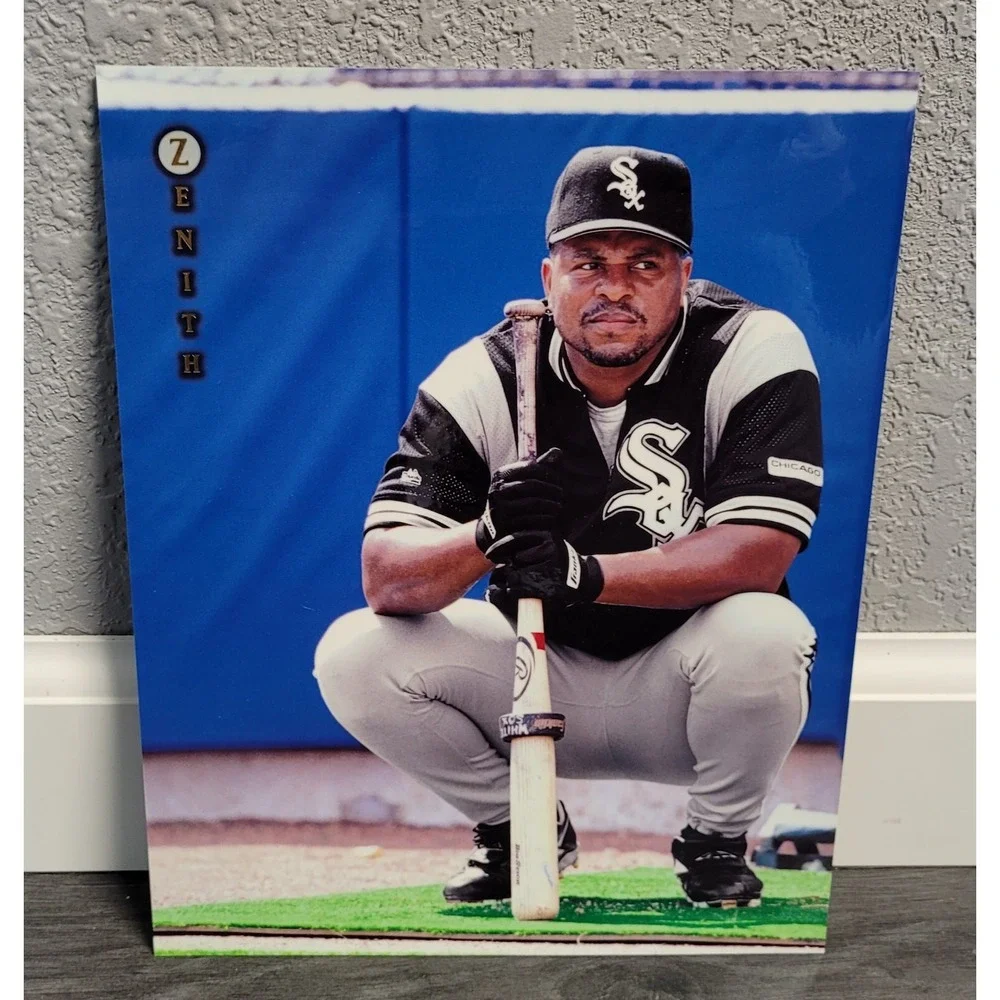 1997 Zenith - 8x10 MLB Cards Regular & Dufex #8 - Albert Belle - White Sox